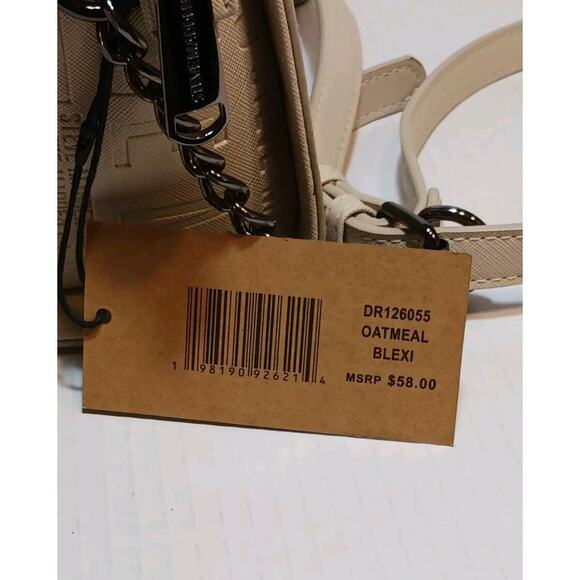 Steve Madden Women’s Handbag Oatmeal Blexie Crossbody Logo Purse NWT MSRP $58 - Picture 11 of 13